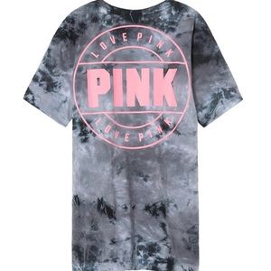 NWT Victoria’s Secret PINK Short Sleeve Campus Tee